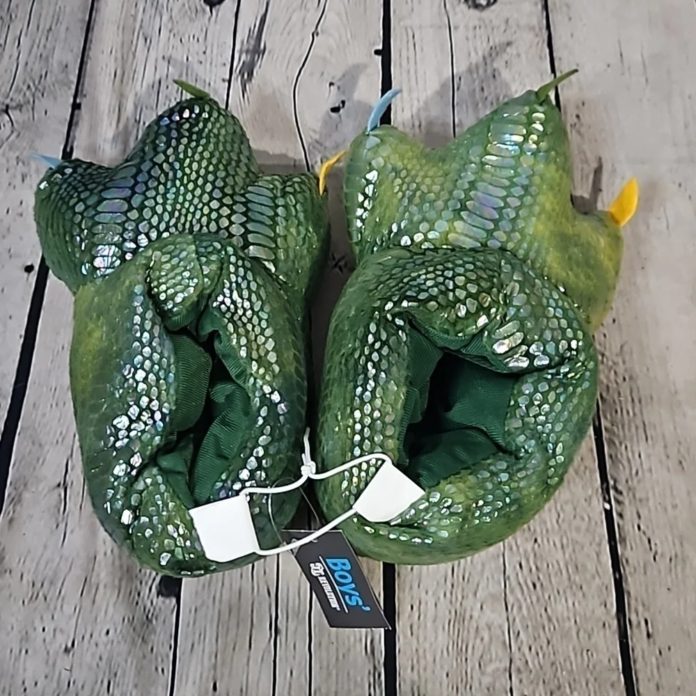 Dinosaur slippers